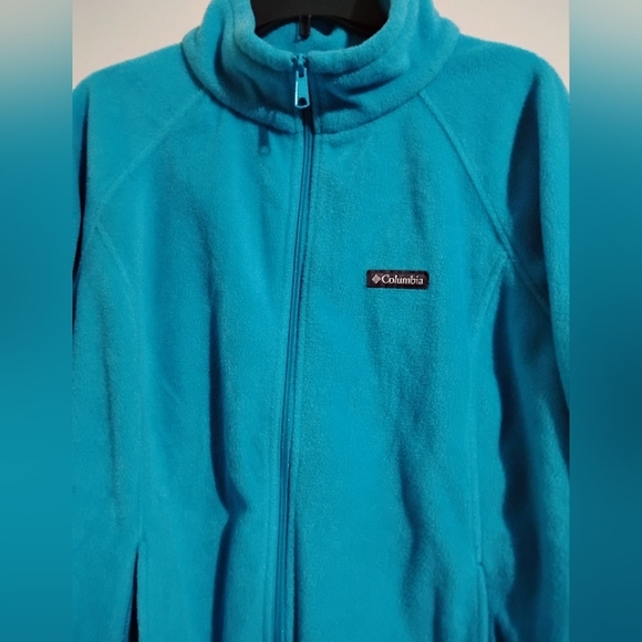 Columbia Benton Springs Sea Wave Full Zip Fleece Jacket Youth Girl's 2X - Picture 8 of 16